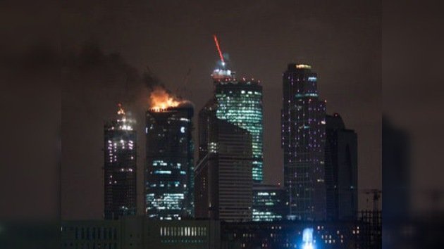 Se declara un incendio en el complejo de negocios ´Federación´, el más alto de Europa