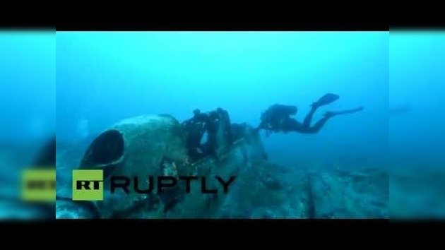 Croacia: Submarinistas descubren un caza Stuka Ju-87 alemán de la 2.ª Guerra Mundial