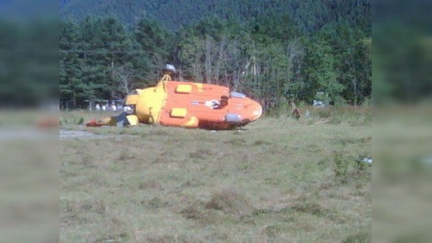 Un helicóptero con funcionarios a bordo cae en los montes del Cáucaso ruso
