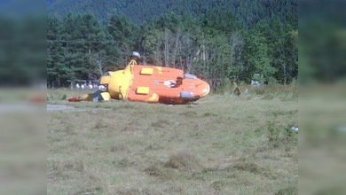 Un helicóptero con funcionarios a bordo cae en los montes del Cáucaso ruso