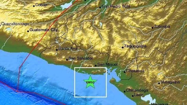 Un sismo de magnitud 4,8 sacude El Salvador