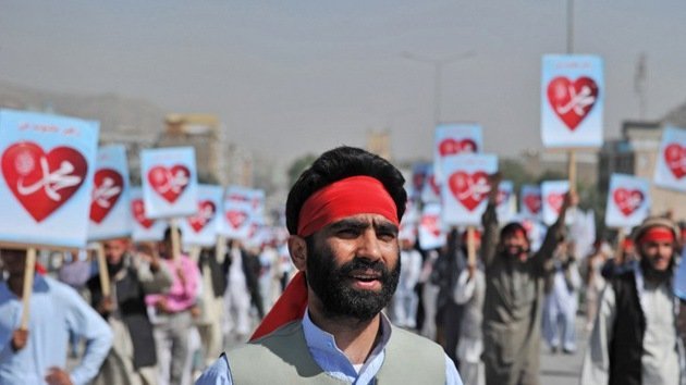 Miles de afganos protestan en Kabul contra la película antimusulmana