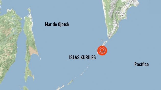 Fuerte sismo de 6,0 en la escala de Richter sacude las islas Kuriles