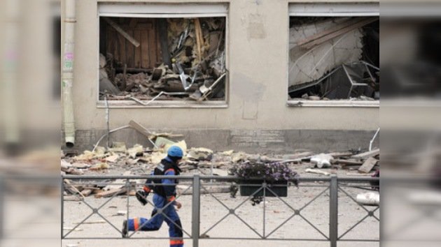 Un edificio se derrumba en San Petersburgo sin dejar víctimas