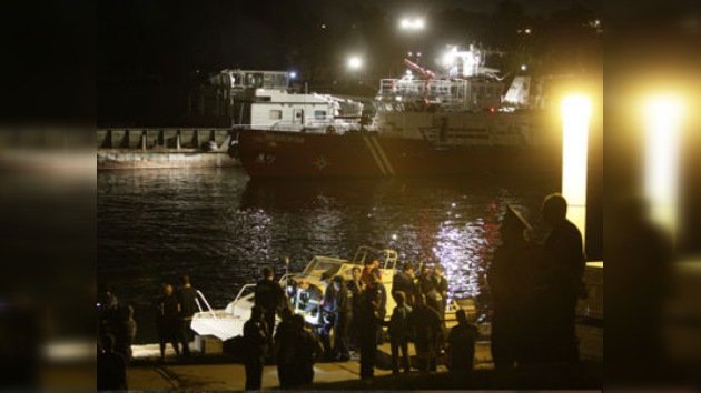 Accidente mortal de una embarcación turística en el río Moscova