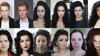 Increíbles transformaciones con maquillaje