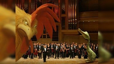 Una película de animación con música en vivo