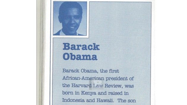 Obama nació en Kenia, según un folleto de 1991