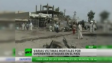 Al menos ocho muertos en atentados en Irak