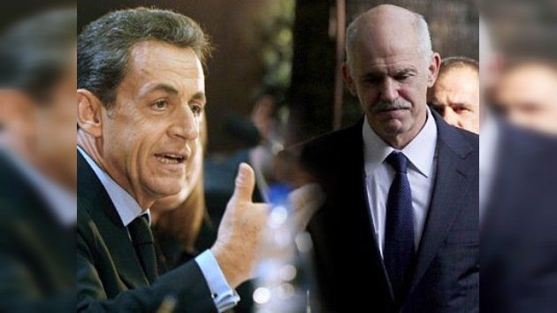 Las 'perlas' de Nicolas Sarkozy: ahora la toma con Papandreu
