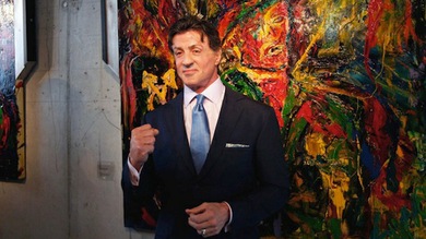 San Petersburgo: Exposición de la pintura de Sylvester Stallone en el Museo Estatal Ruso