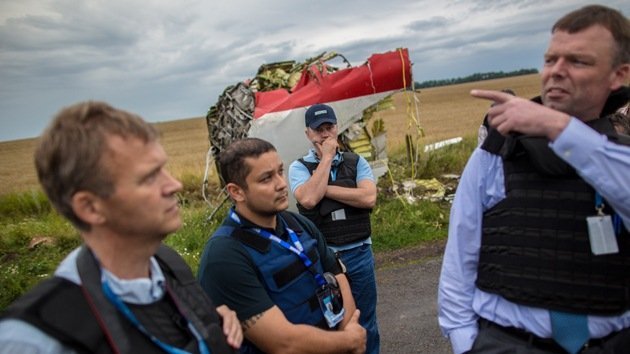 Un avión militar ucraniano intenta atacar a expertos en el lugar del siniestro del MH17