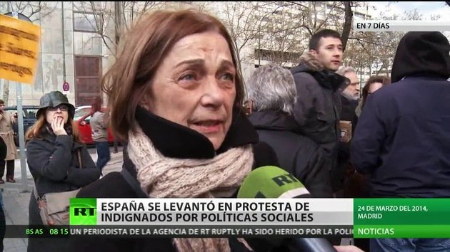 España, llena de protestas de indignados por las políticas sociales