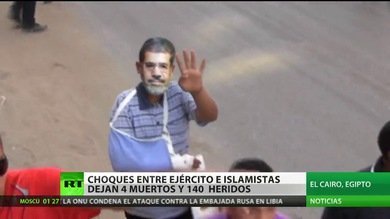 Militares egipcios abren fuego contra partidarios de los Hermanos Musulmanes
