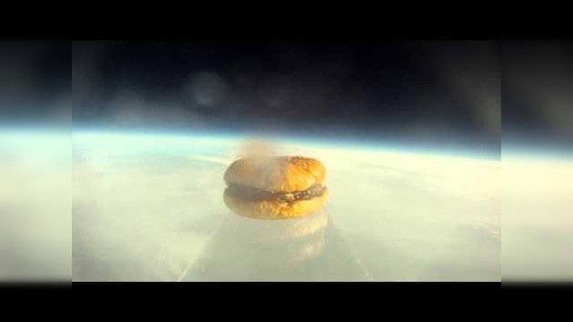 Una hamburguesa conquista el cosmos