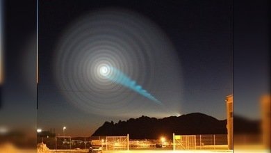 Un cohete ruso alumbró el cielo de Noruega