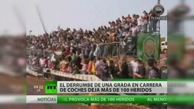 Una grada derrumbada en Brasil dejó más de 100 heridos