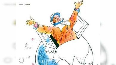 Las historias americanas y antiimperialistas de un ilustrador soviético