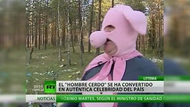 Un superhéroe protector de los bosques en Letonia