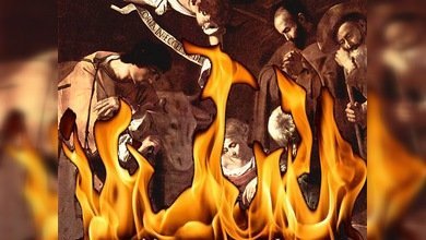 Cuadro de Caravaggio quemado por la mafia
