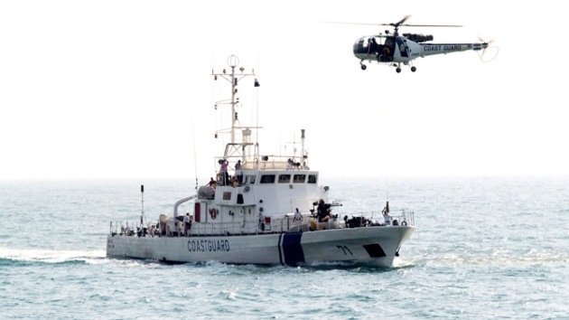 India retiene un barco estadounidense que portaba armas ilegalmente