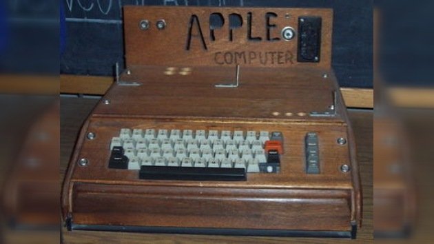 Subastan la primera computadora de Apple