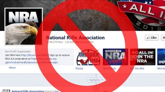 La Asociación Nacional del Rifle desaparece de Facebook tras la masacre en Connecticut