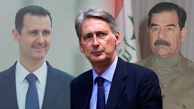 El ministro británico de Defensa se lía: Confunde a Assad con Saddam Hussein
