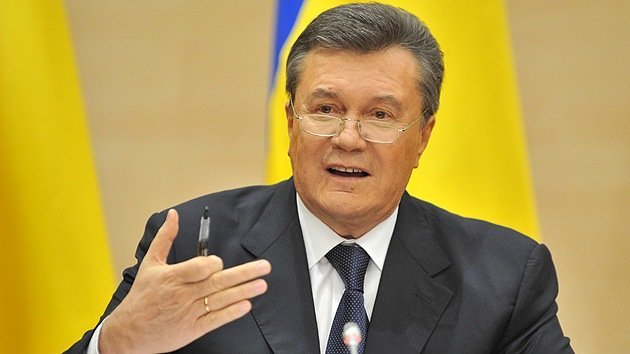 Yanukóvich explica cinco condiciones para evitar la guerra civil en Ucrania