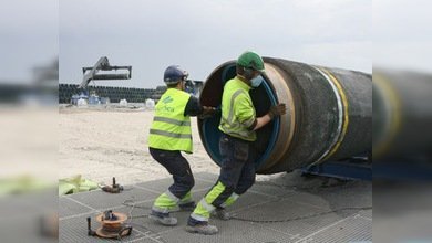 La primera línea del Nord Stream une Rusia y Alemania