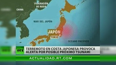 Un terremoto de 7,2 grados Richter sacude las costas de Japón