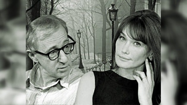 Woody Allen comenzó a rodar su nueva película en Francia con Carla Bruni