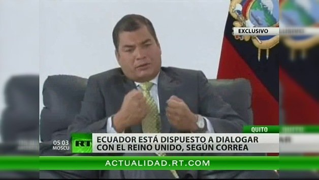 Rafael Correa en exclusiva a RT: Ecuador no teme represalias por asilo concedido a Assange