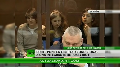 Libertad condicional para una de las tres integrantes de Pussy Riot