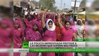 Movimiento femenino indio contra la violencia familiar y la corrupción