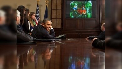 Barack Obama felicitó por su trabajo a los ocupantes de la EEI