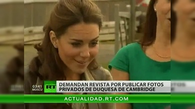 La familia real británica demanda a la revista que 'cazó' en topless a la duquesa Catalina