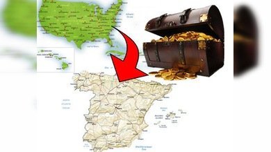 Salió en una fragata y llega en avión: El tesoro de 'Las Mercedes' aterriza en España