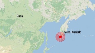 Un sismo de 6,8 grados se produjo cerca de las islas Kuriles