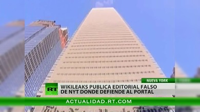 WikiLeaks se hace pasar por el New York Times y enloquece al mundo