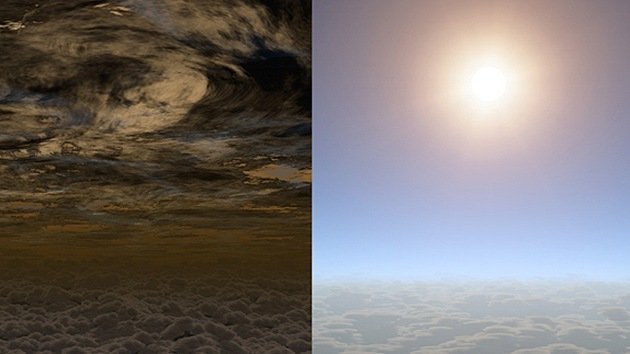 Descubren vapor de agua y cielos despejados en un exoplaneta pequeño