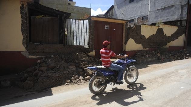 Un sismo de 6,5 grados golpea a Guatemala