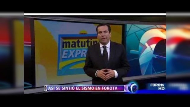 Fuerte sismo sacude México durante un informativo en directo