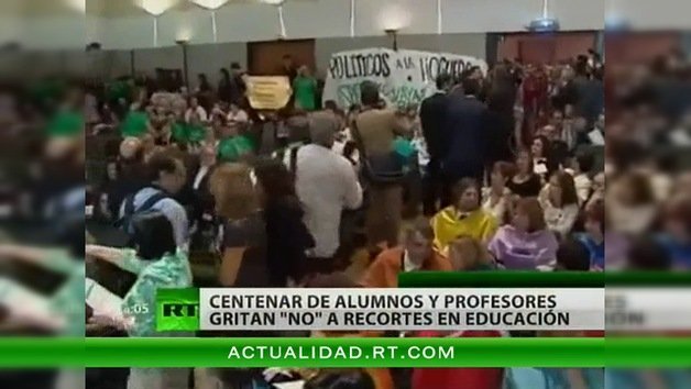 Universitarios dicen ‘no’ a la privatización de la sanidad y la educación en Madrid
