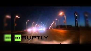 Graban un meteorito entrando en la atmósfera en Kémerovo, Rusia
