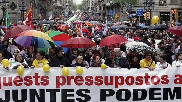 Fotos: Barcelona marcha contra los recortes