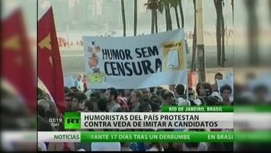Humoristas brasileños, indignados por la prohibición de chistes políticos