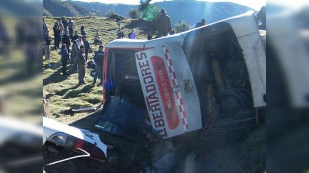 Un accidente de autobús en Perú deja dos muertos y más de 20 heridos