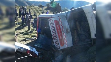 Un accidente de autobús en Perú deja dos muertos y más de 20 heridos