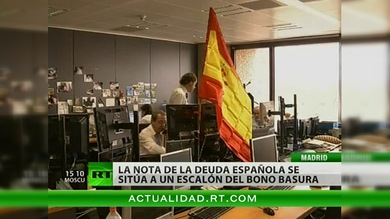 S&P rebaja el rating soberano de España en dos puntos hasta BBB-